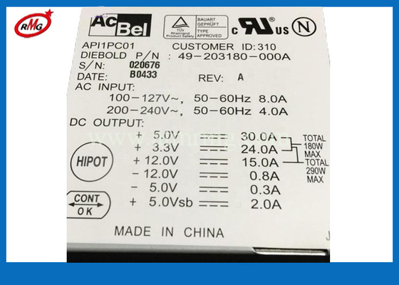 Diebold-Stromversorgung 300W 49203180000A Ersatzteile Bank 49203180000A ATMs